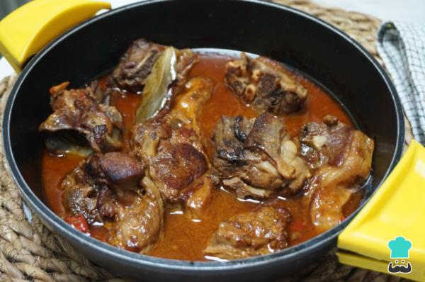 cordero guisado de la abuela