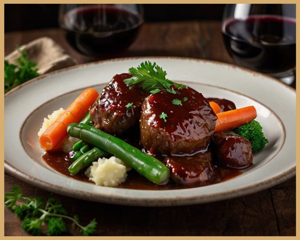 carrilladas de cerdo al vino tinto