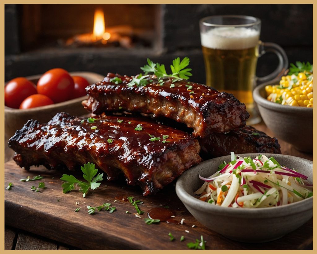 Costillar de cerdo barbacoa