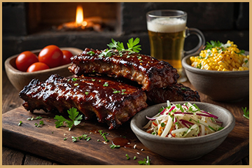 Costillar de cerdo barbacoa