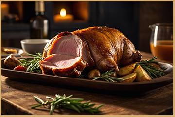 cochinillo al horno terminado